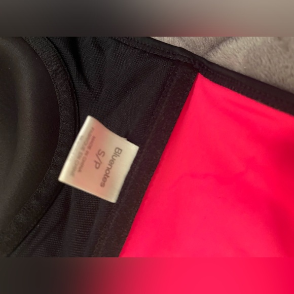 Bluenotes pink color block bikini top - Picture 3 of 3